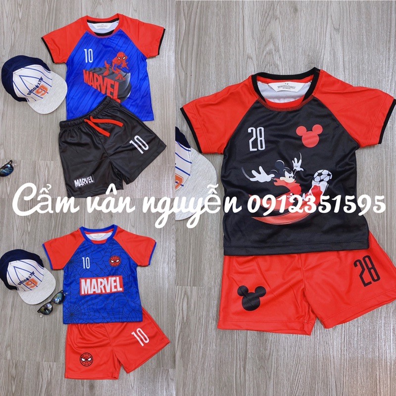 Xả nốt bộ thể thao bóng đá xuất dư cho bé hàng chuẩn