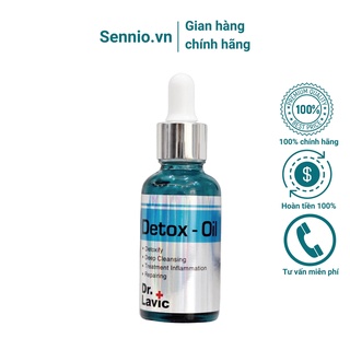 Serum Dưỡng Da Thải Độc Dưỡng Trắng Se Khít Lỗ Chân Lông Công Nghệ USA DR.LAVIC Detox - Oil 30ML - DR913M