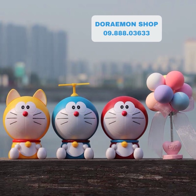 Bộ 3 Mô Hình Capsule Doremon Doraemon Lắp Ráp