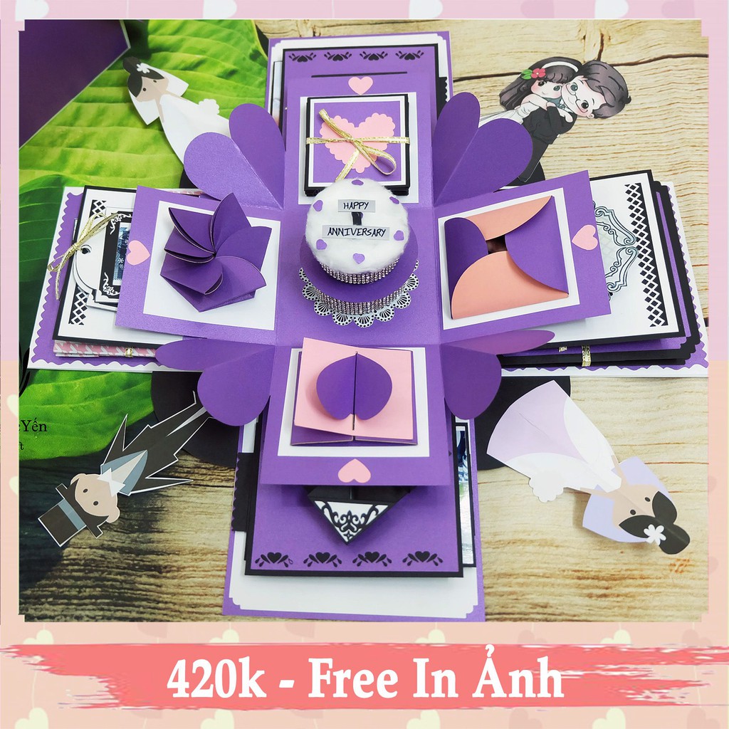 [ FREE SHIP] Hộp quà LOVE BOX M15