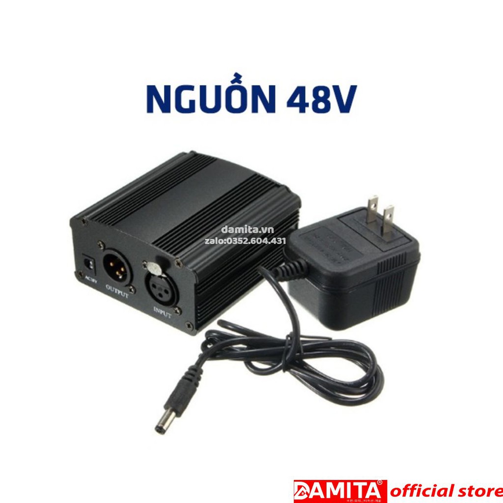 (FREESHIP)Nguồn Phantom 48V Cho Micro Thu Âm Condenser, giành cho mua kèm micro PC-K200, PC-K320, PC-K500, PC-K600