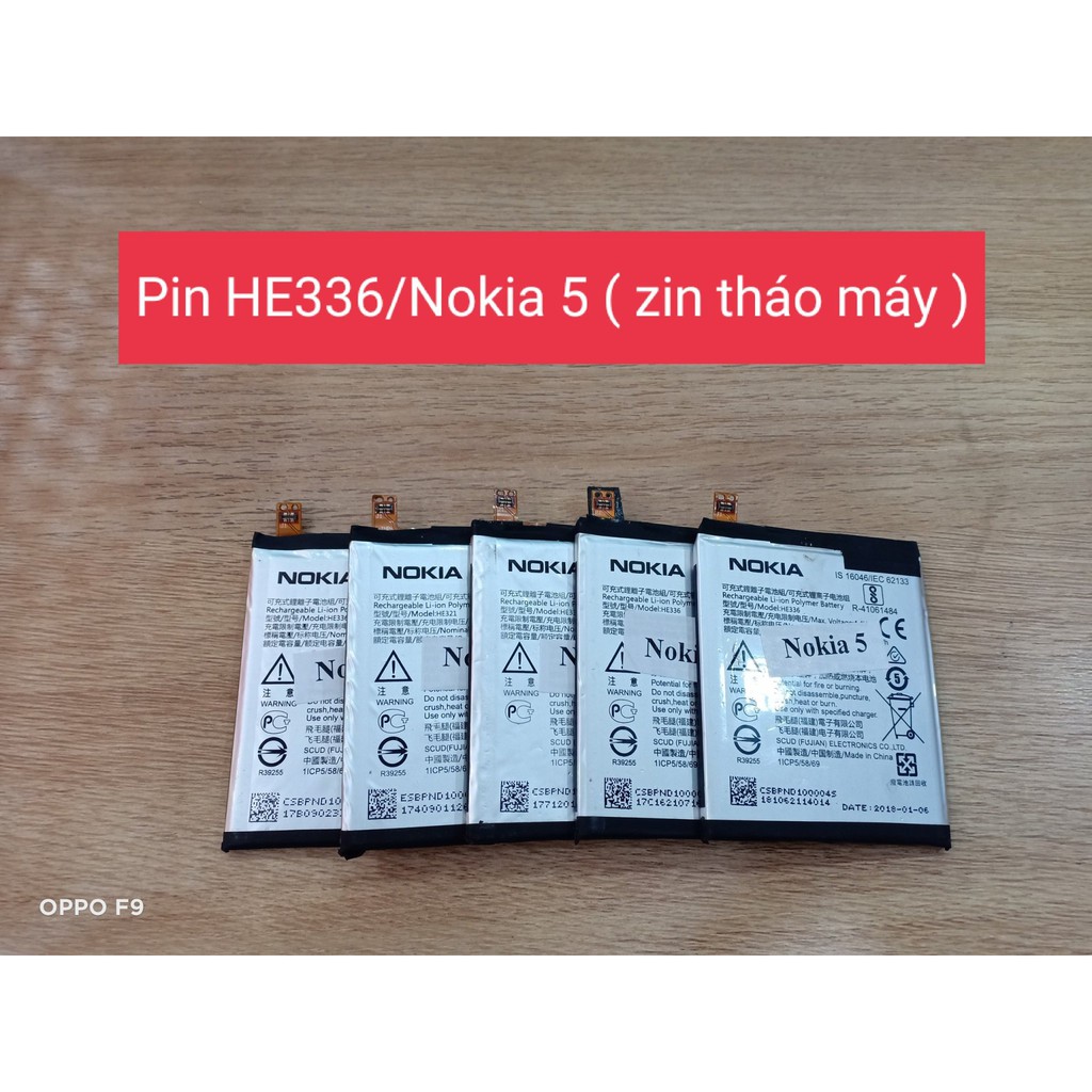 Pin HE336 - Nokia 5 ( Zin tháo máy)