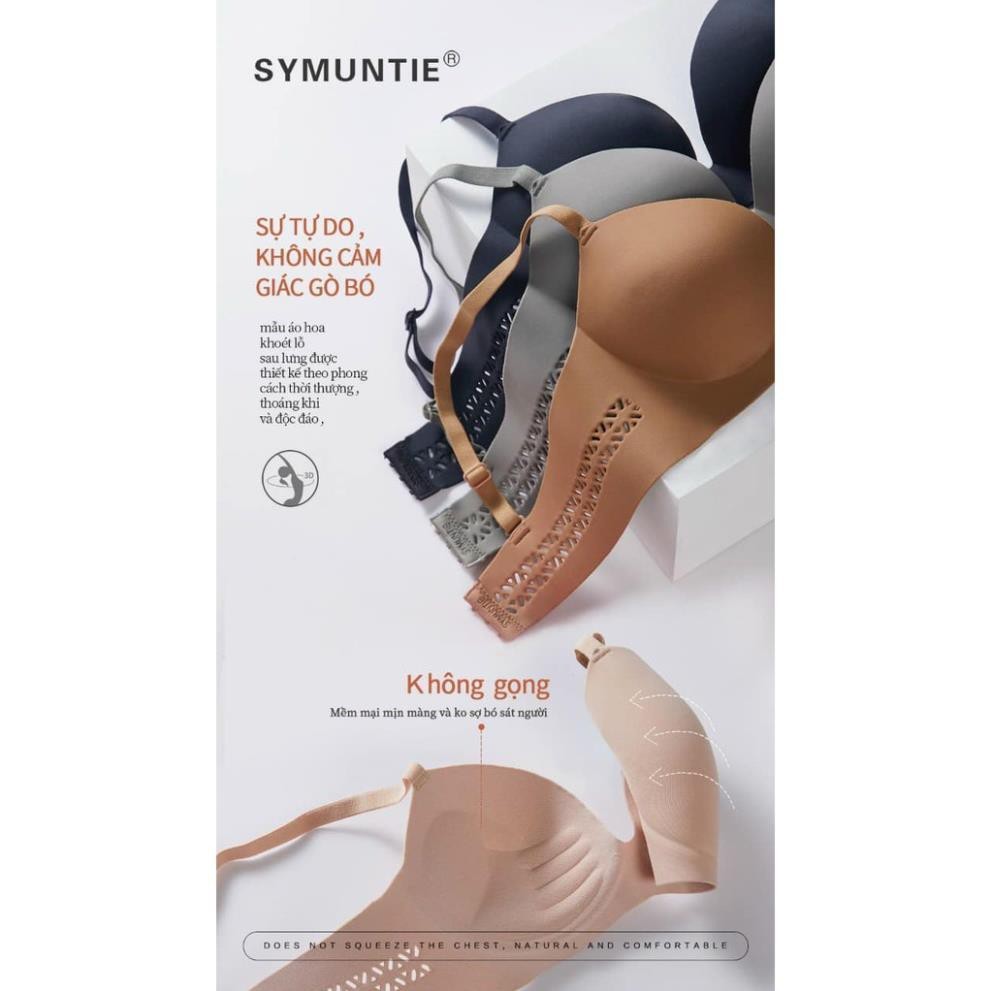 Áo lót đúc su không gọng nâng đẩy ngực Hoàng Oanh Underwear - S03