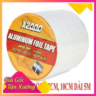 Băng Keo siêu dính X2000 Chống thấm vết nứt trần nhà, mái nhà, mái tôn thủng dột, vết nứt ngang tường, dụng cụ bị thủng.