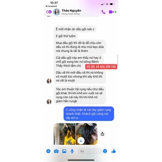 Dầu xả thảo mộc Hoa Sơn Trà