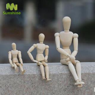 ♥♣♥ Sketching Artist Movable Limbs Male Wooden Figure Model Doll Toys Sketch Mannequin Puppet
