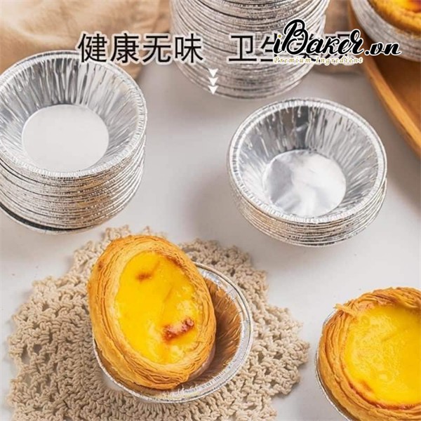 Đế tart bạc hình tròn 207