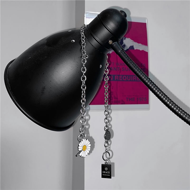 Dây Chuyền Thép Titan Mặt Hoa Cúc Xinh Xắn 228501Phụ Kiện Trang Trí Phong Cách Hip Hop Cá Tính Dành Cho Nam Và Nữ