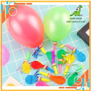 Còi Thổi Bóng Bay Cho Bé Vui Nhộn
