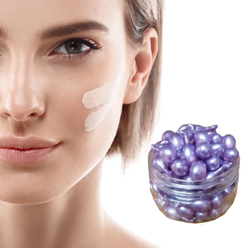 Hộp 50 / 60 Viên Tinh Chất Hexapeptide Dưỡng Ẩm Xóa Quầng Thâm Và Bọng Mắt