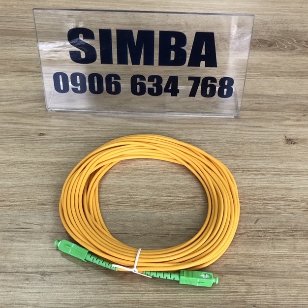 1 Dây nhảy quang đơn mốt Simplex SC/APC-SC/APC, Phi 2mm, 3mm, dài nhiêu kích thước tùy chọn