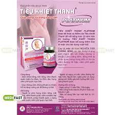 Tiêu khiết thanh Platinum Hàm lượng cao  hơn lọ 30 viên mẫu mới  giảm khản tiếng mất giọng