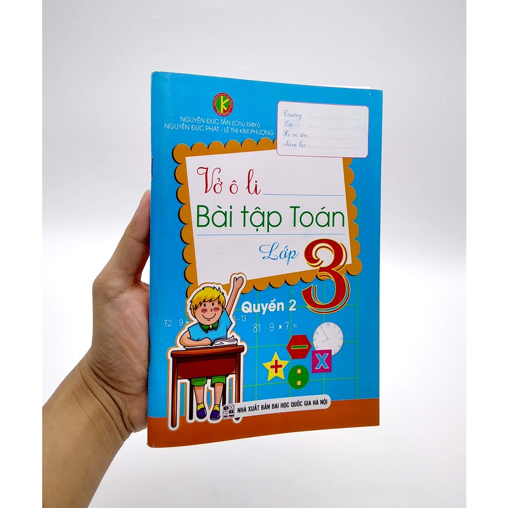 Sách Vở Ô Li Bài Tập Toán Lớp 3 - Quyển 2