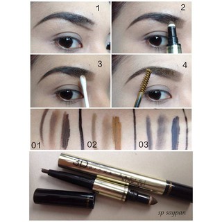 CHÌ KẺ MÀY 3D BROWS SECRET MISTINE 3 IN 1