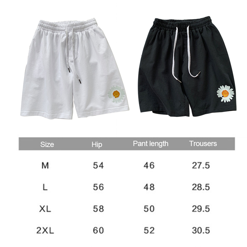 Quần Short Ống Rộng Họa Tiết Hoa Cúc Dễ Thương Dành Cho Nữ Jp5