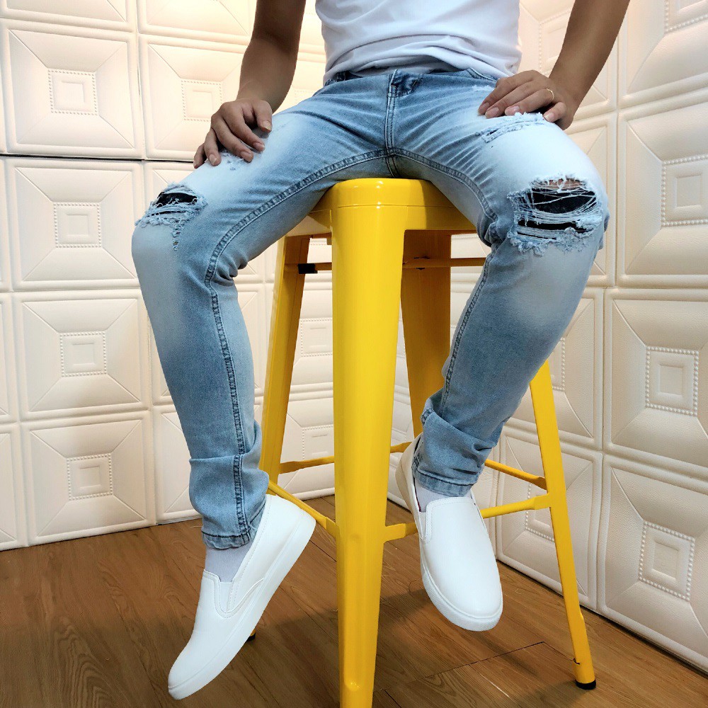 ⚡️ Quần Jeans Nam Thời Trang Phong Cách TLS5684 - Có Video Quay Thật
