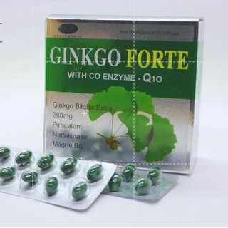 GINKGO FORTE bổ sung dưỡng chất cho não, hỗ trợ điều trị thiếu máu não