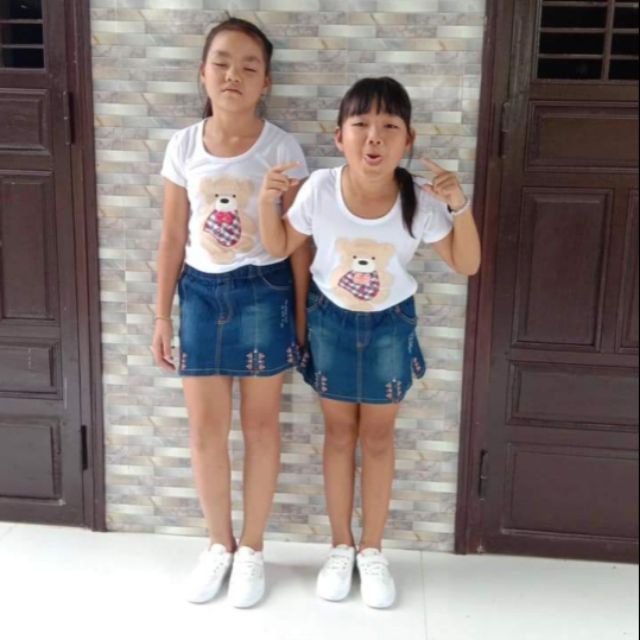 Combo sét váy bé  gái cho chị TrinhLê