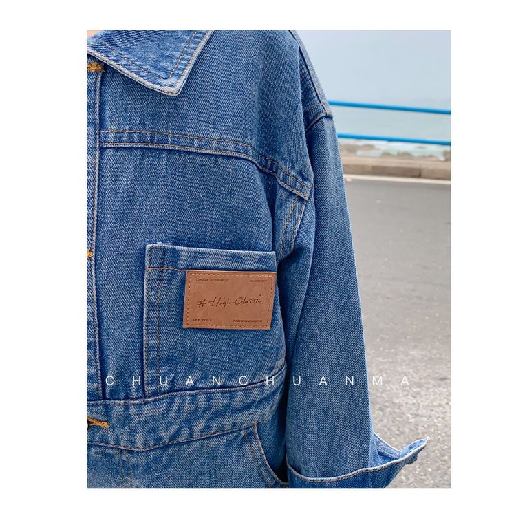 [Babycat] Hàng Có Sẵn Áo Liền Quần Denim Mỏng Phong Cách Hàn Quốc Nhật Bản Nhật Bản Mùa Xuân Thu Hợp Thời Trang Cho Bé Trai Mặc Ngoài Trời