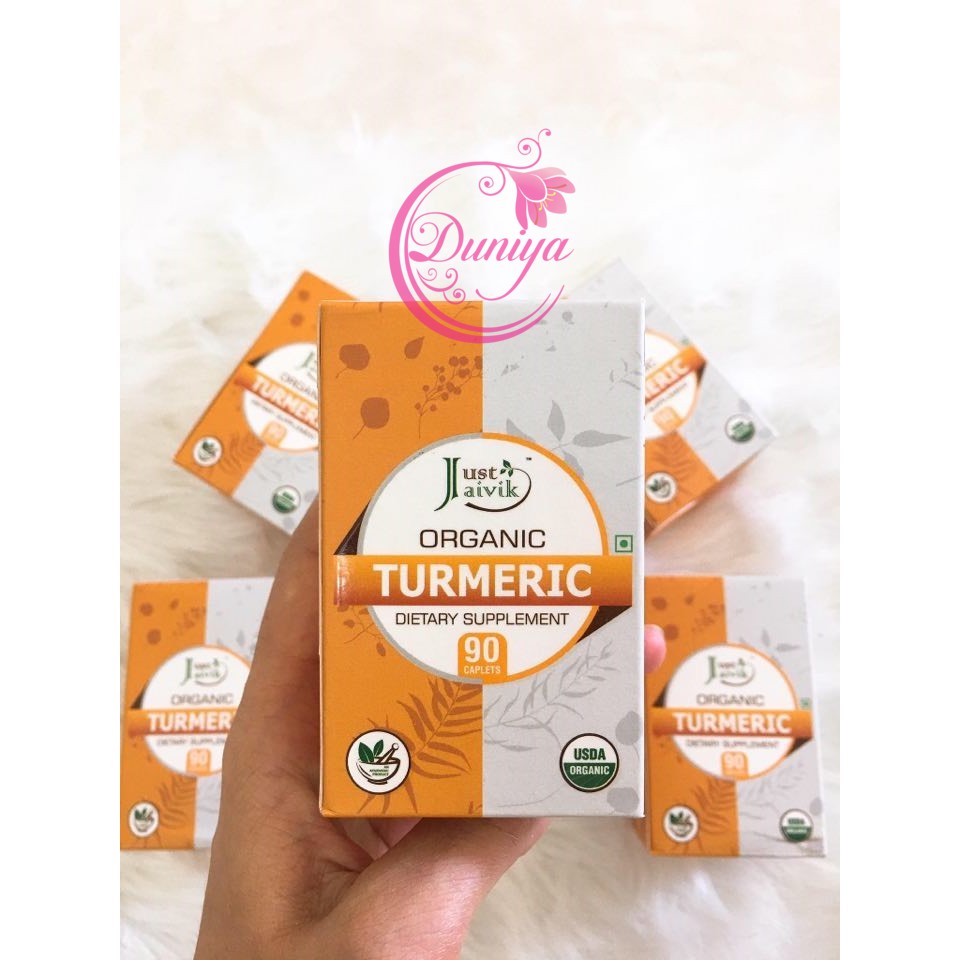 Viên nghệ hữu cơ Just Jaivik Turmeric