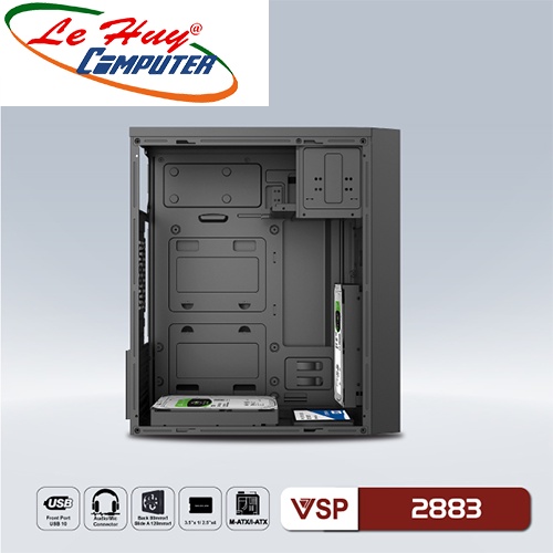 Vỏ case máy tính VSP 2883 (No Fan)