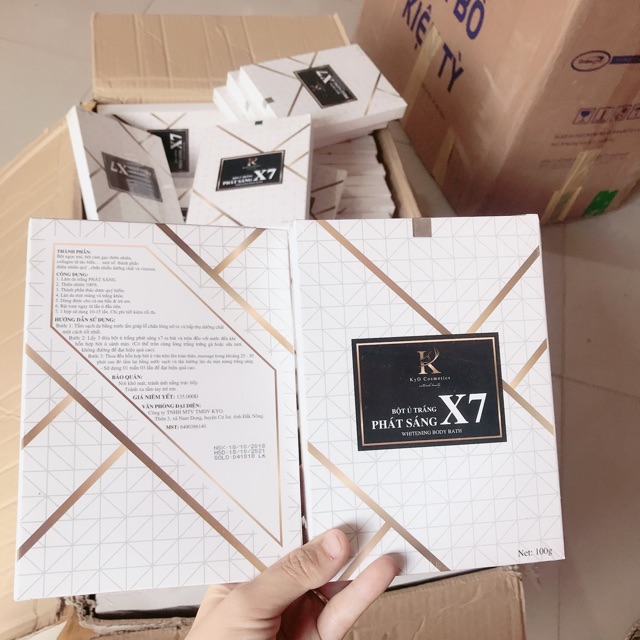 BỘT Ủ TRẮNG phát sáng x7