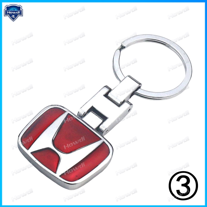 Móc khóa bằng hợp kim hình dáng logo xe hơi Honda
