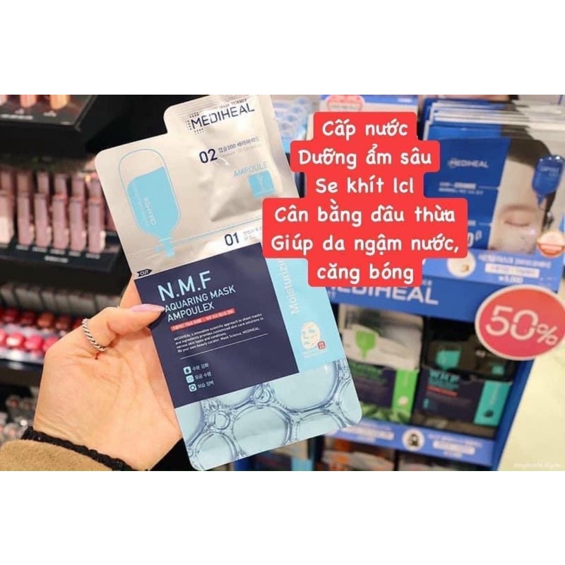 Mặt nạ Mediheal phiên bản mới gồm 2 bước siêu đỉnh chóp