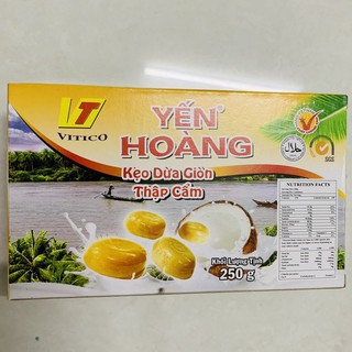 KẸO DỪA GIÒN YẾN HOÀNG THẬP CẨM 250G