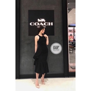 Đầm body đuôi cá nhún bèo
