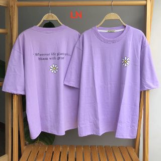 Áo phông hoa cánh nhỏ 2 mặt