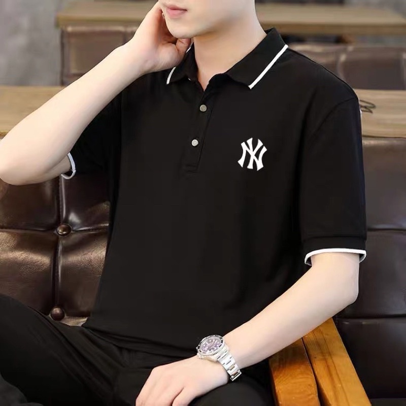 Áo thun polo NY vải thun lạnh cao cấp