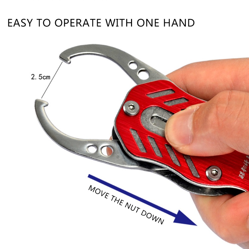 QQ Kìm Kẹp Cá Bằng Thép Không Gỉ Gọn Nhẹ Tiện Dụng