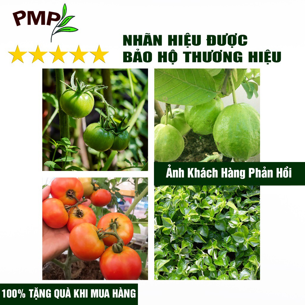 Phân Đậu Tương PMP Phân Bón Viên Nén Tan Chậm Vi Sinh Siêu Lân Cho Hoa Hồng, Hoa Lan, Cây Cảnh, Rau, Củ Quả 2Kg