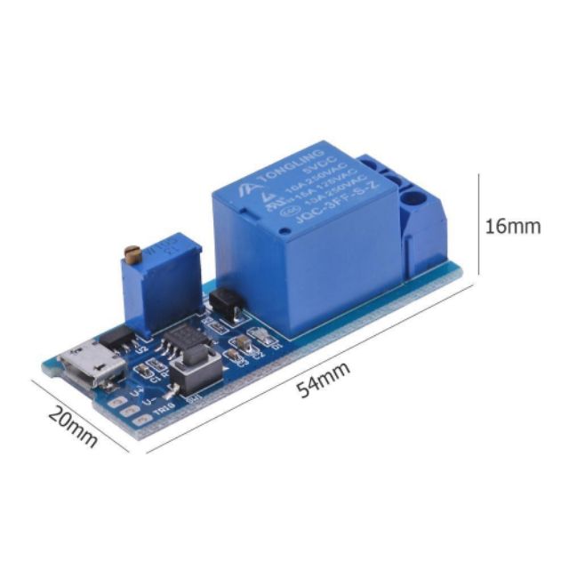 Module mạch trễ relay tạo trễ relay delay