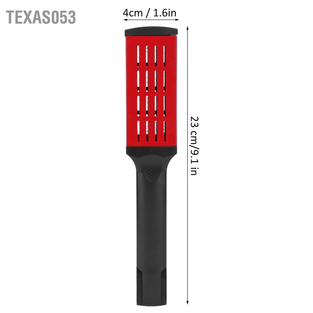 [Hàng HOT] Lược Kẹp Hỗ Trợ Duỗi Tóc (Kẹp Duỗi Tóc) hai mặt màu đỏ đen chất lượng cao【Texas053】