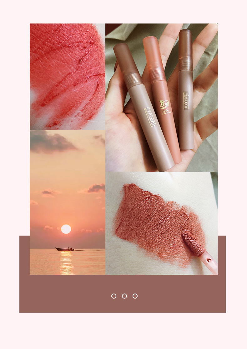 [Hàng mới về] Son Kem Trang Điểm Màu Nhung Mềm Mịn Dễ Tẩy Trang Wodwod | BigBuy360 - bigbuy360.vn