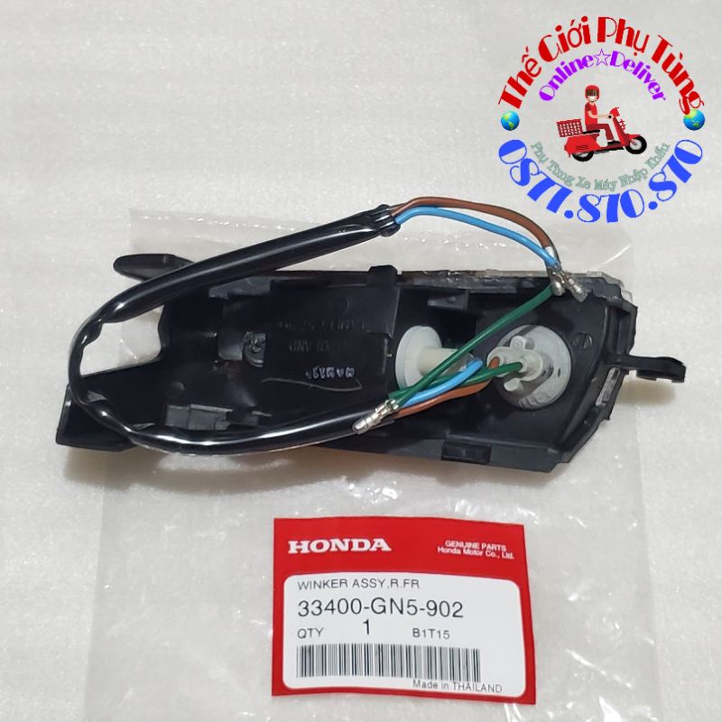 Cặp đèn xi nhan trước Dream Thái zin Thái Lan - 33400-GN5-902/ 33450-GN5-901