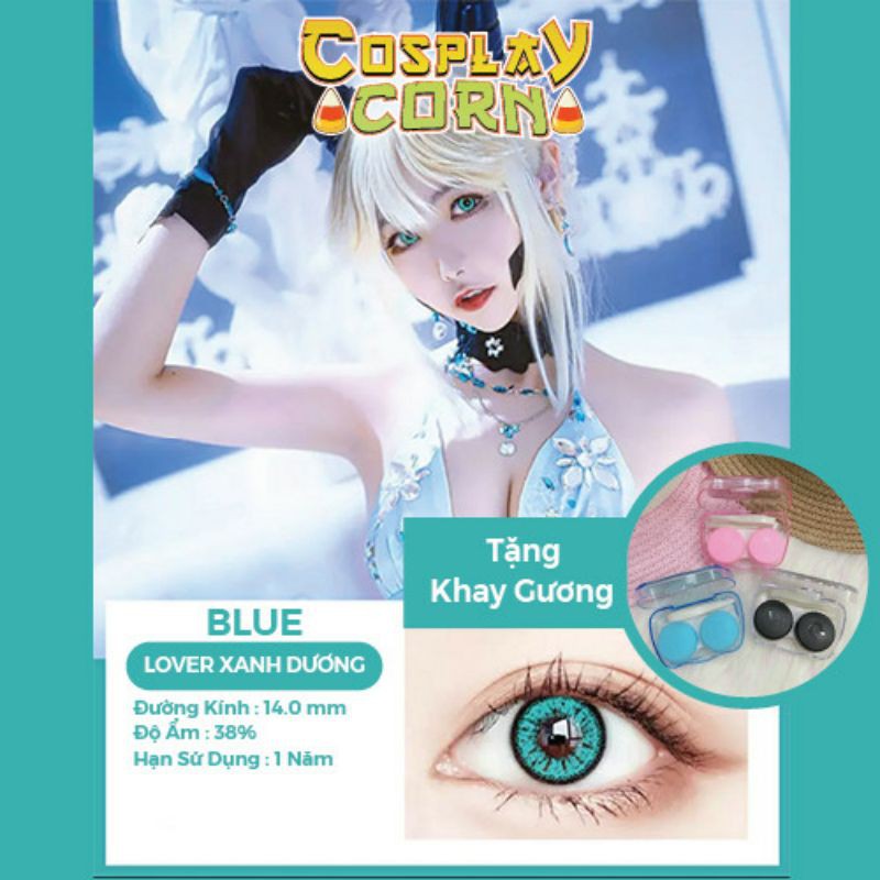 Tổng hợp Lens Blue Cosplay Chuyên Dụng