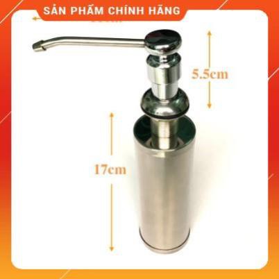 Bình Đựng Nước Rửa Chén Inox, Xà bông nhấn chậu - cao cấp