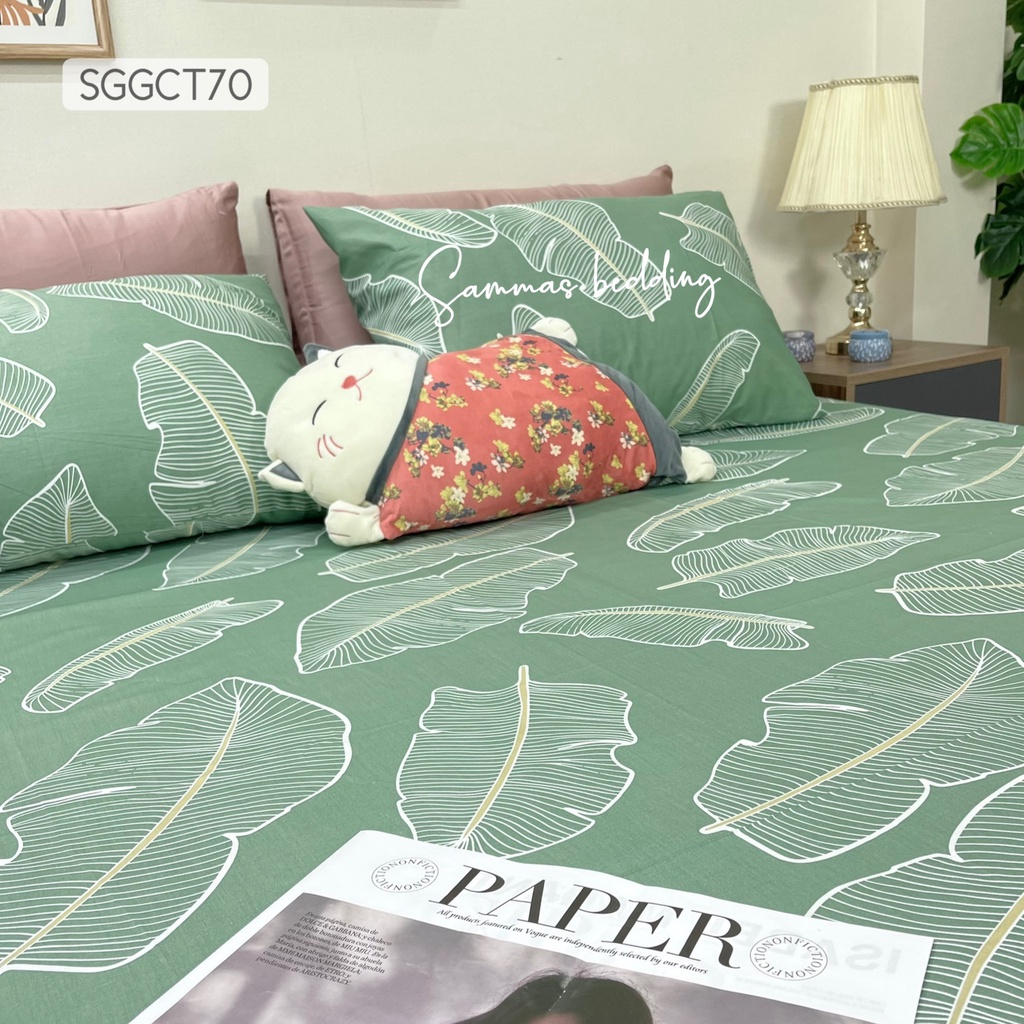 Drap Trải Giường Cotton 3 Món, Họa Tiết Hoa Nhí
