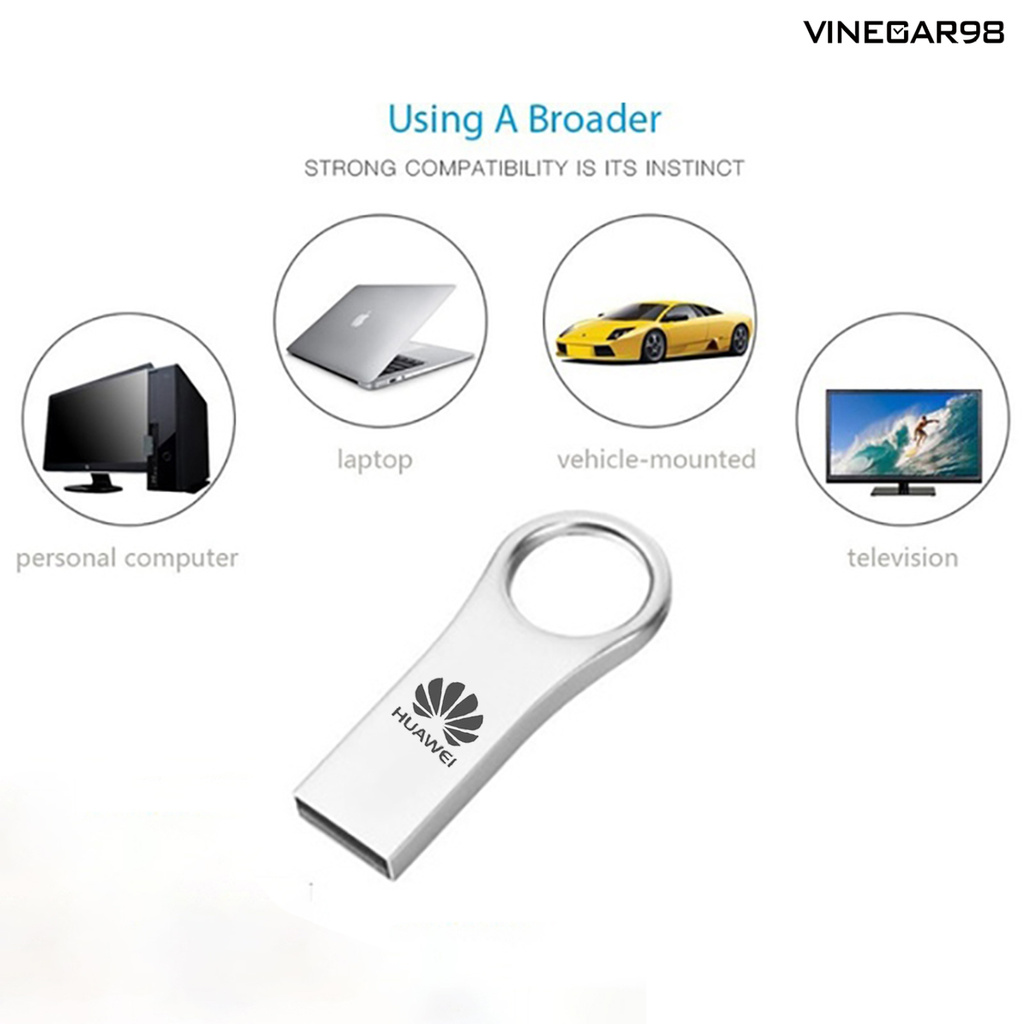 VINE-HUAWEI U Disk 2TB USB 3.0 Large Memory High Flash Drive Disk for Laptop