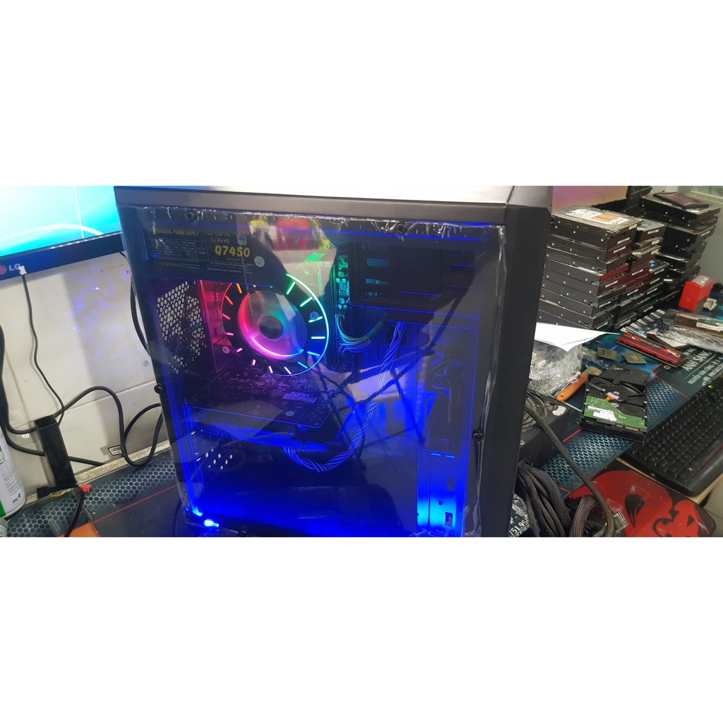 Máy tính chơi game A10 6800k, Ram 8gb, ssd 120g, card rx 560 4gB