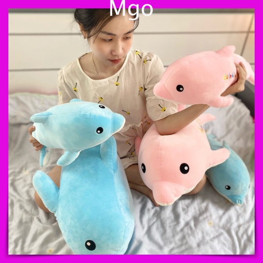 Gấu Bông Teddy Hình Cá Heo, Thú Nhồi Bông Hình Cá Heo DOLPHIN Siêu Đáng Yêu Size 50 cm 85 cm