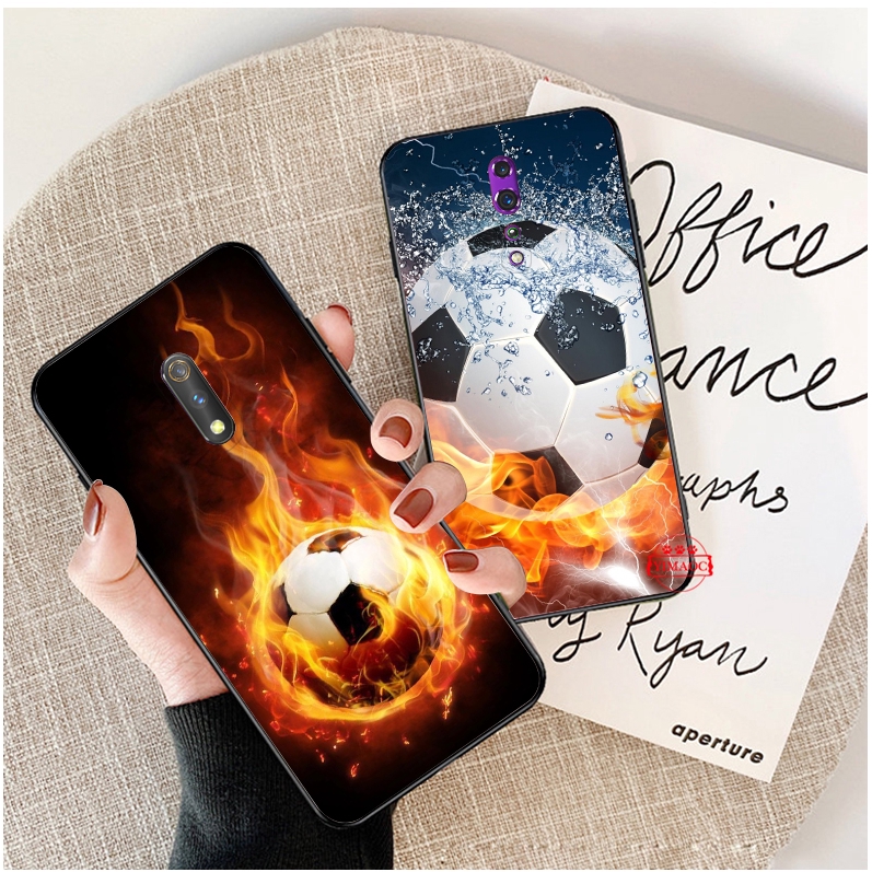 Ốp điện thoại mềm hình quả bóng đá bùng chúng dành cho OPPO A1K A5 A9 2020 Realme 2 A5 3 5 Pro X Lite | BigBuy360 - bigbuy360.vn