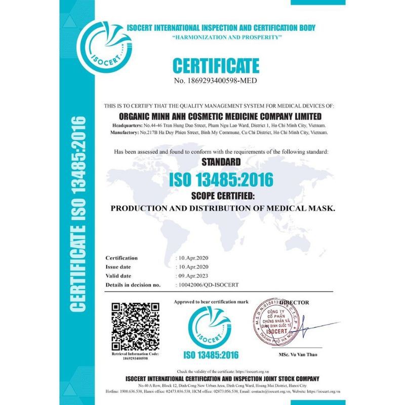 Khẩu trang y tế 4 lớp cao cấp Ancare
