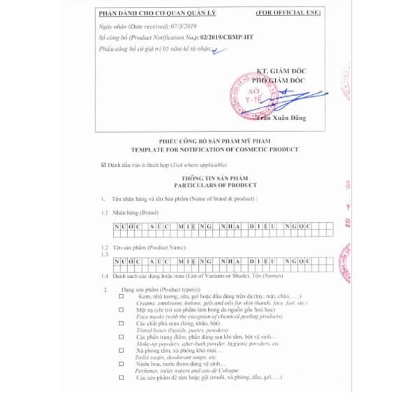 Nước súc miệng Nha Diệu Ngọc phòng chống viêm do sâu răng, viêm chân răng