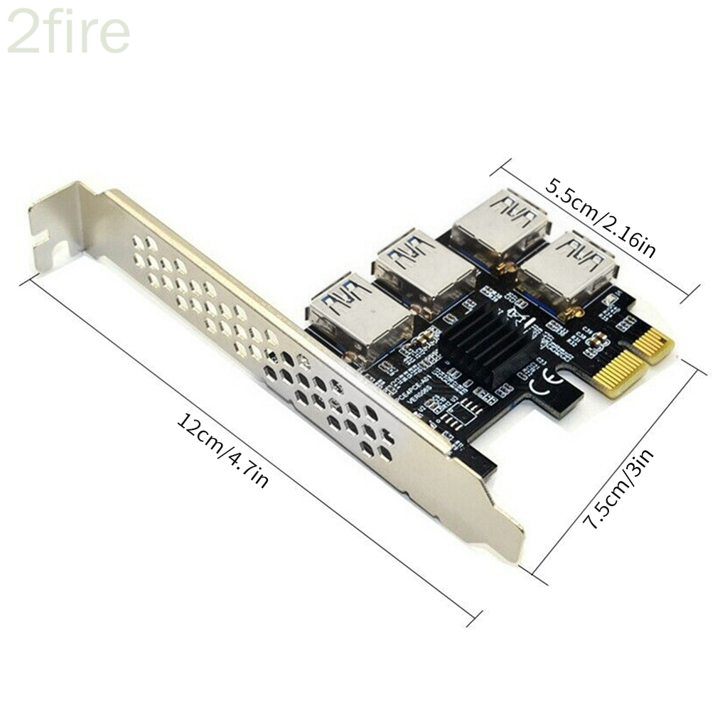 Bảng Mạch Pci-E Mở Rộng Từ Pci-E Sang Usb Card 1 Sang 4 Với Giao Diện Usb 3.0