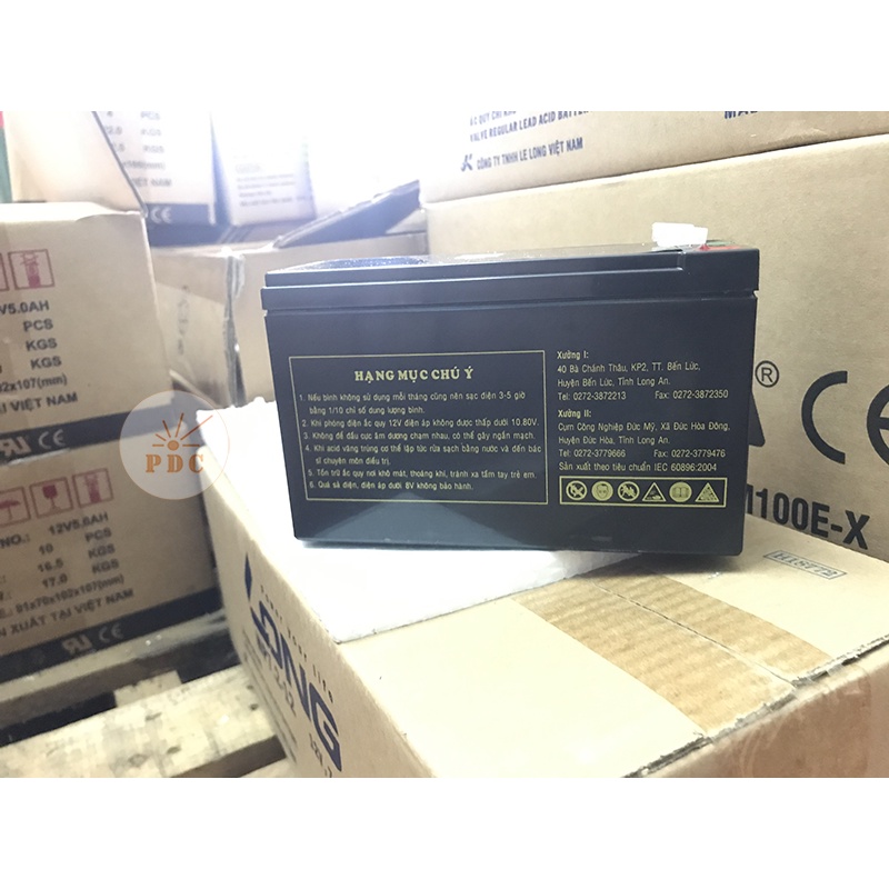 Bình Ắc Quy LONG 12V 9Ah WP1236W Sử Dụng Cho UPS -