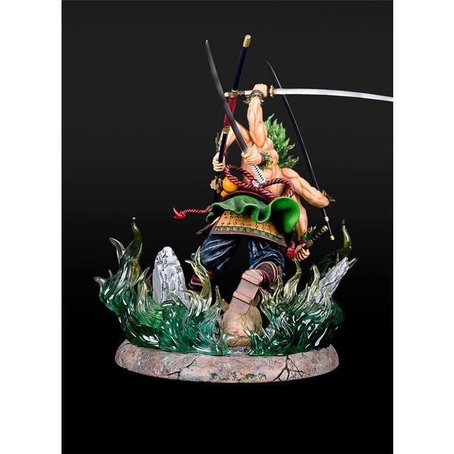 Đồ chơi Roronoa Zoro phân thân sáu kiếm mô hình one piece đảo hải tặc phiên bản lớn 40cm cực ngầu tỷ lệ 1:1